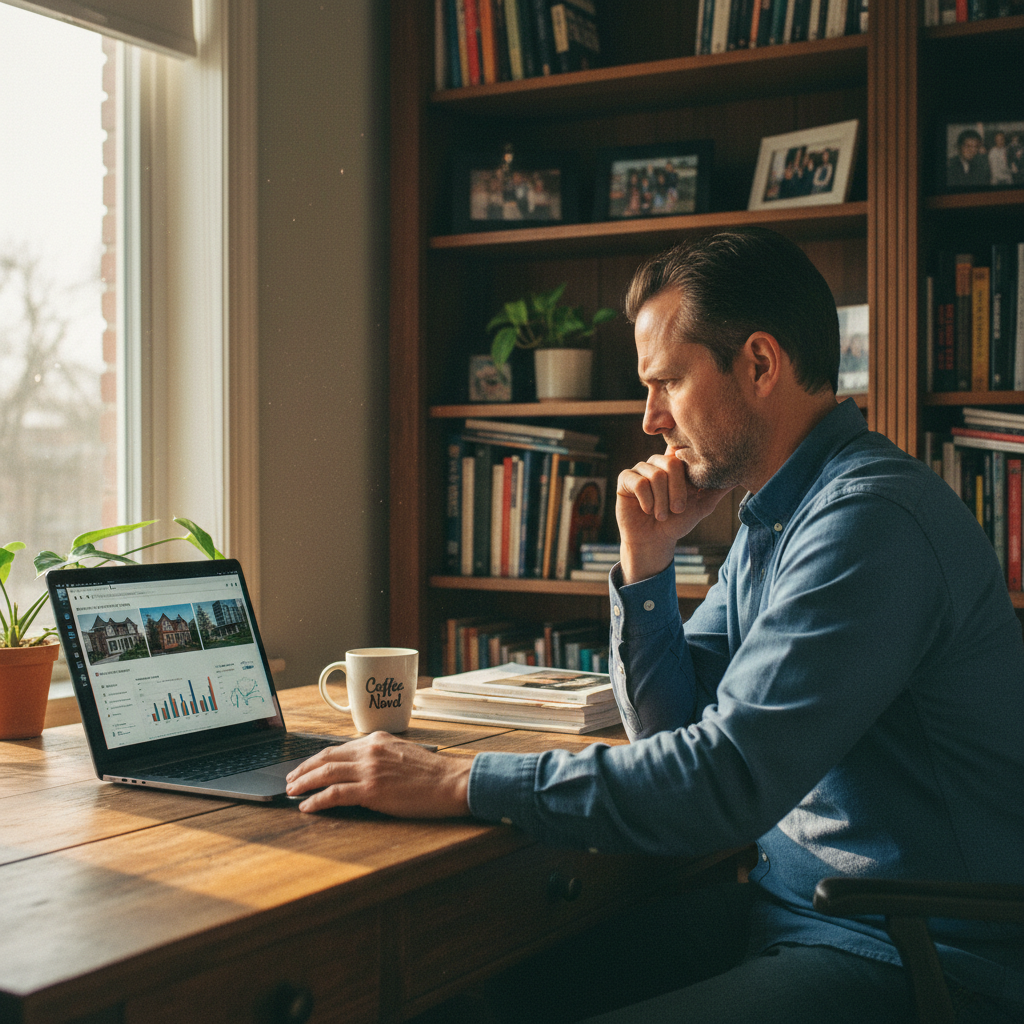 GTA investor reviewing property data
